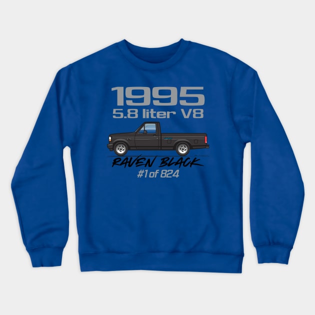 Black 1995 Crewneck Sweatshirt by JRCustoms44